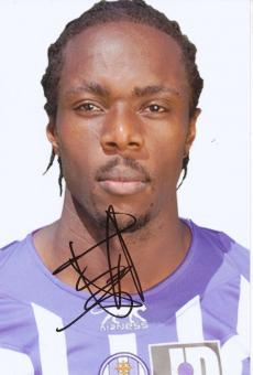 Albin Ebondo  FC Toulouse  Fußball Autogramm Foto original signiert 