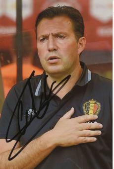 Marc Wilmots  Belgien  Fußball Autogramm Foto original signiert 