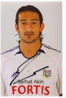 Serhat Akin  RSC Anderlecht  Fußball Autogramm Foto original signiert 