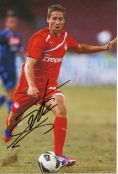 David Fuster  Olympiakos Piräus  Fußball Autogramm Foto original signiert 