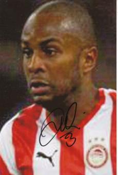 Didier Domi  Olympiakos Piräus  Fußball Autogramm Foto original signiert 
