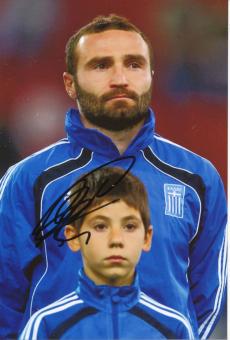 Dimitrios Salpingidis  Griechenland  Fußball Autogramm Foto original signiert 