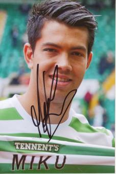Miku  Celtic Glasgow  Fußball Autogramm Foto original signiert 