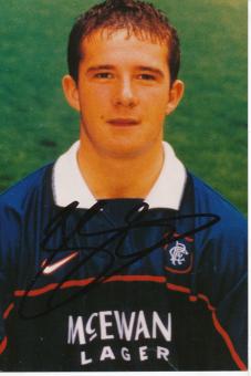 Barry Ferguson  Glasgow Rangers  Fußball Autogramm Foto original signiert 