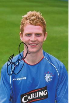Chris Burke  Glasgow Rangers  Fußball Autogramm Foto original signiert 