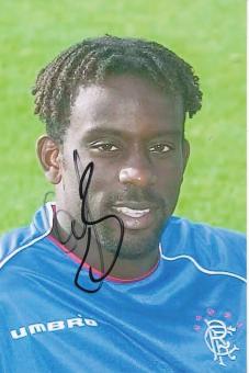 Olivier Bernard  Glasgow Rangers  Fußball Autogramm Foto original signiert 