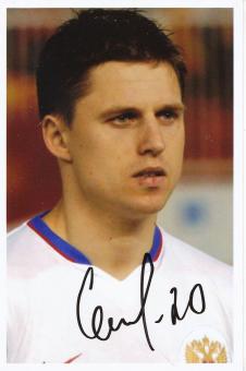 Igor Semshov  Rußland  Fußball Autogramm Foto original signiert 