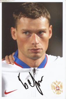 Aleksey Berezutskiy  Rußland  Fußball Autogramm Foto original signiert 