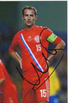 Roman Shirokov  Rußland  Fußball Autogramm Foto original signiert 