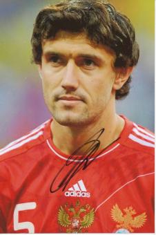 Yuri Zhirkov  Rußland  Fußball Autogramm Foto original signiert 