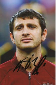 Alan Dzagoev  Rußland  Fußball Autogramm Foto original signiert 