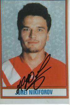 Jurei Nikiforov  Rußland  Fußball Autogramm Foto original signiert 