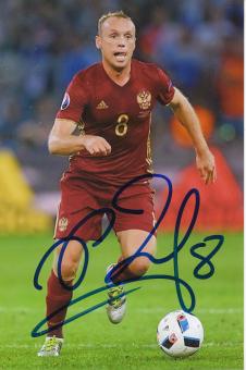 Denis Glushakow  Rußland  Fußball Autogramm Foto original signiert 