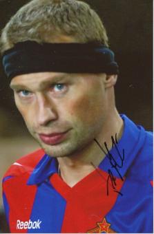Vasilly Berezutskiy  ZSKA Moskau  Fußball Autogramm Foto original signiert 