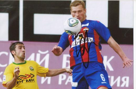 Aleksey Berezutskiy  ZSKA Moskau  Fußball Autogramm Foto original signiert 