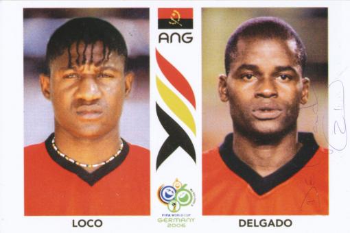 Luis Delgado  Angola  WM 2006  Fußball Autogramm Foto original signiert 