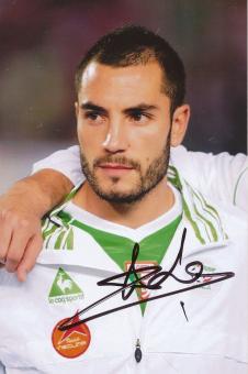 Mourad Meghni  Algerien  Fußball Autogramm Foto original signiert 