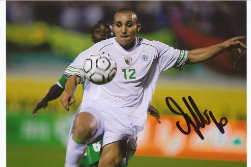 Rafik Djebbour  Algerien  Fußball Autogramm Foto original signiert 