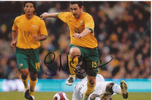 Scott McDonald  Australien  Fußball Autogramm Foto original signiert 