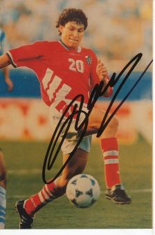 Krasimir Balakov  Bulgarien  Fußball Autogramm Foto original signiert 
