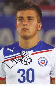 Diego Rubio  Chile  Fußball Autogramm Foto original signiert 