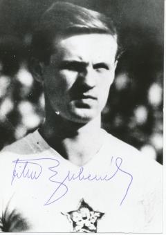 Titus Bubernik † 2022  CSSR  WM 1958  Fußball Autogramm Foto original signiert 