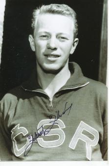 Zdenek Zikan † 2013 CSSR  WM 1958  Fußball Autogramm Foto original signiert 