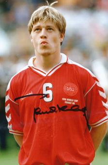 Thomas Helveg  Dänemark  Fußball Autogramm Foto original signiert 