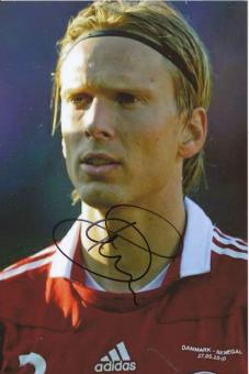 Christian Poulsen  Dänemark  Fußball Autogramm Foto original signiert 