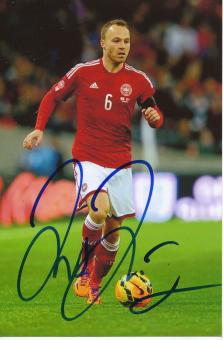Lars Jacobsen  Dänemark  Fußball Autogramm Foto original signiert 