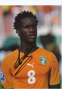Benjamin Angoua  Elfenbeinküste  Fußball Autogramm  Foto original signiert 