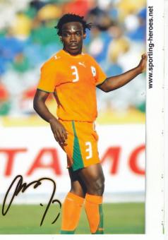 Arthur Boka  Elfenbeinküste  Fußball Autogramm  Foto original signiert 