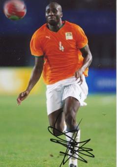 Souleymane Bamba  Elfenbeinküste  Fußball Autogramm  Foto original signiert 