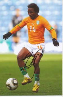 Bakary Kone  Elfenbeinküste  Fußball Autogramm  Foto original signiert 