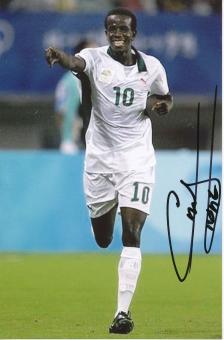 Emmanuel Kone  Elfenbeinküste  Fußball Autogramm  Foto original signiert 