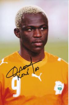Arouna Kone  Elfenbeinküste  Fußball Autogramm  Foto original signiert 