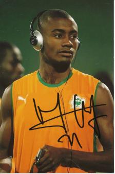 Salomon Kalou  Elfenbeinküste  Fußball Autogramm  Foto original signiert 