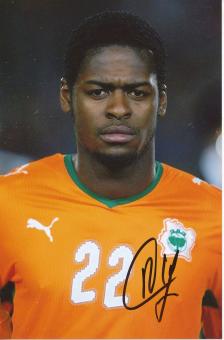 Romaric  Elfenbeinküste  Fußball Autogramm  Foto original signiert 