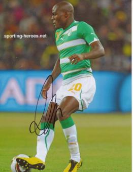 Guy Demel  Elfenbeinküste  Fußball Autogramm  Foto original signiert 