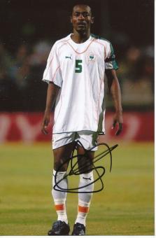 Didier Zokora  Elfenbeinküste  Fußball Autogramm  Foto original signiert 