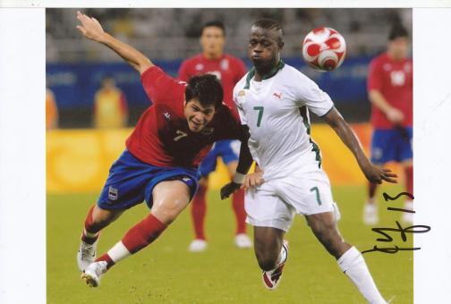 Coulibaly   Elfenbeinküste  Fußball Autogramm  Foto original signiert 