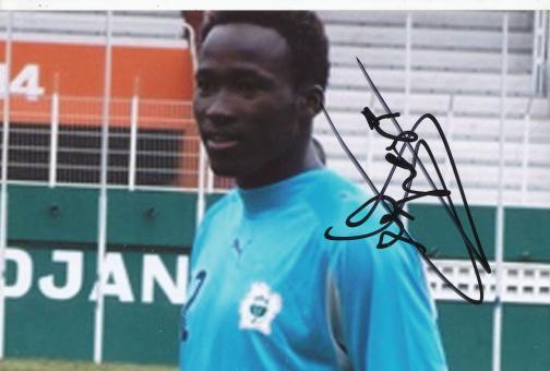 Ibrahim Kone   Elfenbeinküste  Fußball Autogramm  Foto original signiert 