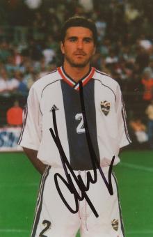 Slobodan Komljenovic  Jugoslawien Fußball Autogramm  Foto original signiert 