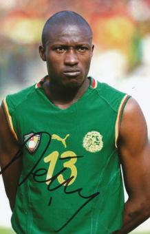 Lucien Mettomo  Kamerun  Fußball Autogramm  Foto original signiert 