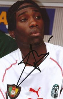 Joseph Desire Job   Kamerun  Fußball Autogramm  Foto original signiert 