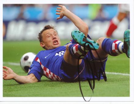 Ivica Olic  Kroatien  Fußball Autogramm  Foto original signiert 