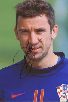 Darijo Srna  Kroatien  Fußball Autogramm  Foto original signiert 