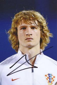 Tin Jedvaj  Kroatien  Fußball Autogramm  Foto original signiert 
