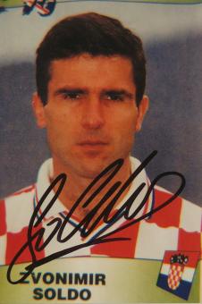 Zvonimir Soldo  Kroatien  Fußball Autogramm  Foto original signiert 