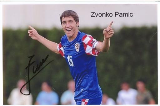 Zvonko Pamic  Kroatien  Fußball Autogramm  Foto original signiert 